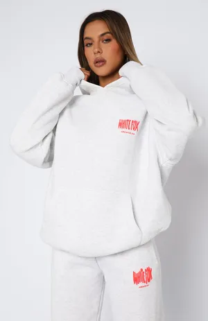 White Fox Archive 6.0 Oversized Hoodie Cloudburst thumbnail 1