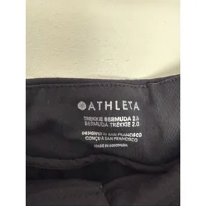 Athleta Women’s 14 Black Trekkie Bermuda 2.0 Shorts Stretchy thumbnail 2