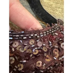 MAC DUGGAL SLEEVELESS SEQUINED MAHOGANY MIDI SHEATH DRESS 5526 Size 6 thumbnail 7