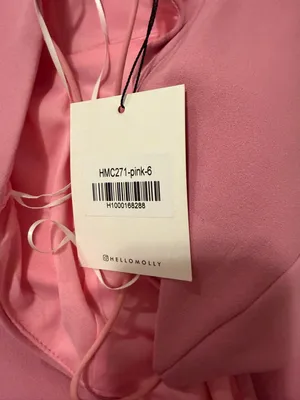 Hello Molly Dusty Pink V-Neck Mini Dress thumbnail 4