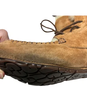 UGG Australia Chickaree Lace Up Moccasin Shearling Suede Ankle Boot Chestnut 7 thumbnail 10