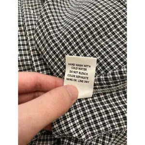 Honey Punch‎ NWOT Gingham Button-Up Short Mini Dress Size S Black White thumbnail 8