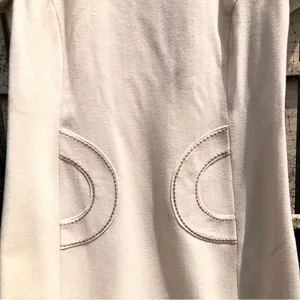 Boden Cream A-line short sleeve 100% wool dress 4R thumbnail 3