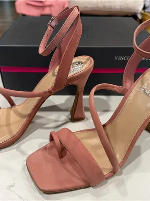 Vince Camuto Dusky Rose Strappy Ankle-Heel Sandals thumbnail 2