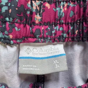 Columbia Womens Shorts Size XL Bogata Bay Stretch Shorts Pockets 3 inch Pink thumbnail 3