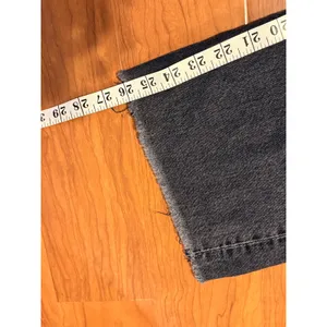 Denim Forum Farrah High Rise Wide Leg Jeans Washed Black 29 Raw Hem 26 Inseam thumbnail 7