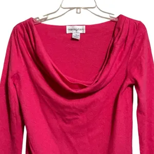 Vintage‎ Bloomingdales Pink Cashmere Sweater thumbnail 2