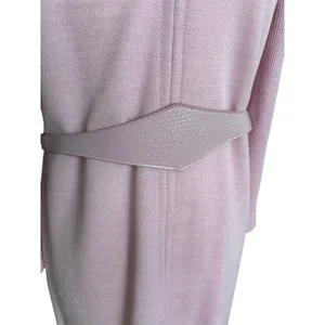 Vintage 70s Pink Sweater Dress Knit Mock Neck Sheath Retro Soft Girl Size 12 P thumbnail 10