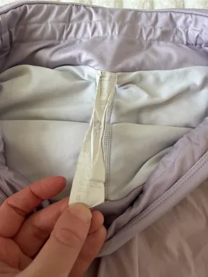 Fabletics Lavender Athletic Fold-Over Waist Shorts thumbnail 4