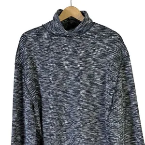 NWT Free People We The Free Night Star Marled Turtleneck Sweater Grey Size M thumbnail 3
