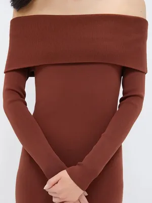 NWOT HYACINTH HOUSE - Mocha Knit Adrianna Dress - $148 - S thumbnail 4