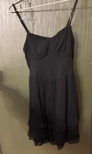 Hollister black mini dress  thumbnail 1