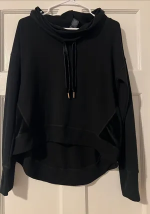 Champion C9 Black Cowl Neck Sweatshirt thumbnail 1