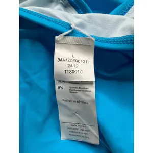 Cupshe Bright Blue Ruffle Sleeve Tankini Set High Waisted Ruched Swimsuit L thumbnail 10
