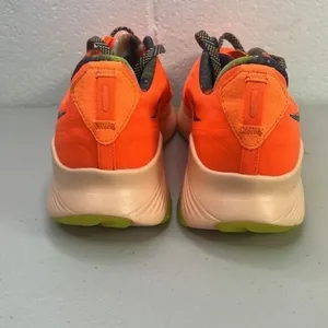 guide 15 Saucony athletic shoes neon orange/navy sz 10 Power Run S10684–45 shoe thumbnail 5