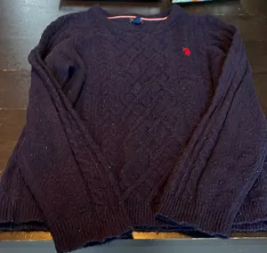 U.S. Polo Assn. Polo sweater in GUC. Blue. Classic. Large thumbnail 1