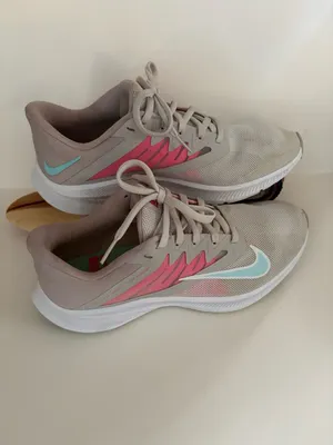 Nike Quest 3 Women's Running Shoes Grey Pink Blue Athletic Sneakers thumbnail 7