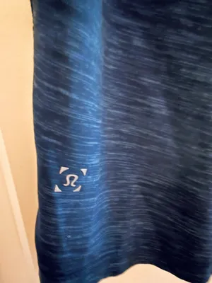 Lululemon T.H.E. Short Lined 9” Heather Blue Navy Size Large thumbnail 5
