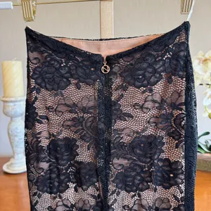Nookie Heaven Black Lace Maxi Skirt NWT Size Small thumbnail 6