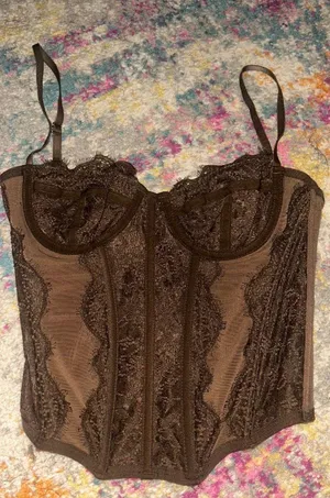 Urban Outfitters Out From Under Modern Love Corset Top thumbnail 3