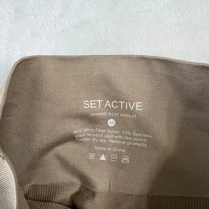 SET Active Sculptflex Brown Seamless Leggings XS Women thumbnail 6