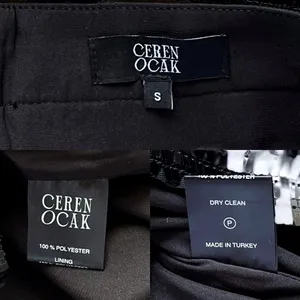 Ceren Ocak Sequin Mini Skirt Party Glam Sparkle‎ Designer Black Size S EUC thumbnail 6