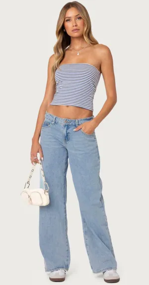 Low-Rise Edikted Jeans thumbnail 1