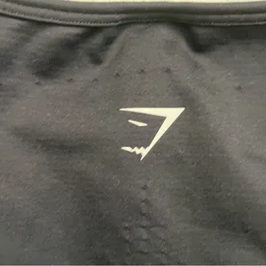 Gymshark Sweat Seamless Midi Tank Sports Bra Compression Exercise Workout Black thumbnail 6