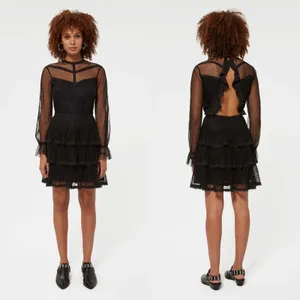 REBECCA MINKOFF Dress Womens 4 Feminine Whimsigoth Party Wedding Guest Chic thumbnail 2