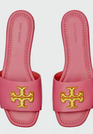 Tory Burch Eleanor Leather Slides 8 thumbnail 1