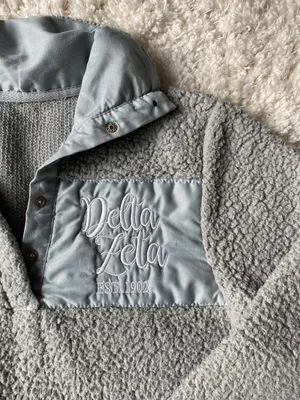 Comfort Colors Delta Zeta Sherpa Pullover thumbnail 2