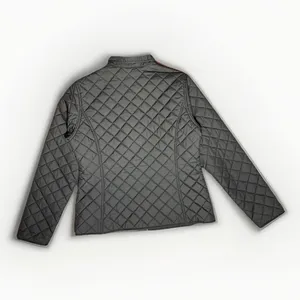 Quilted Women's Jacket Medium Black Zip Front Cutter & Buck Miller Lite Logo thumbnail 5