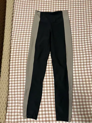 Abercrombie YPB Legging: Black/Latte thumbnail 2