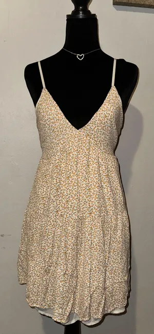 Boutique Babydoll Dress Multi Size M thumbnail 1