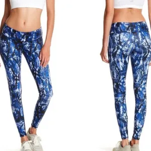 ALO Yoga Airbrush Legging - Blue Python Print Size S NWT thumbnail 2