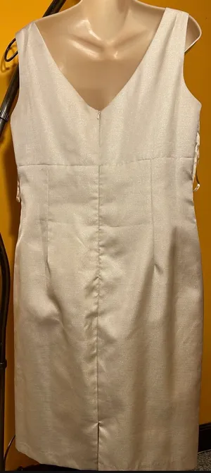 MKM Designs Elegant champagne-colored dress. Size 14. $36. thumbnail 3