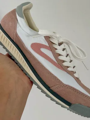 EUC Tretorn Rawlins 2.0 Blush PINK Sneakers Tennis Shoes 7 Retro thumbnail 6