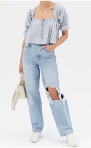 Urban Outfitters Ruffle Babydoll Top thumbnail 1