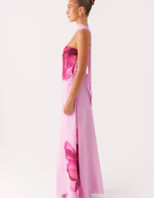 Peppermayo Prim Pastel Pink Floral Maxi Dress thumbnail 3