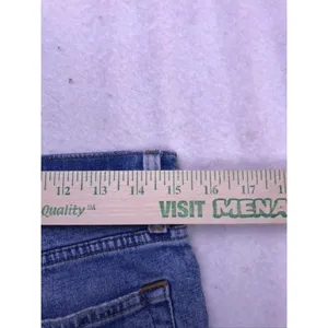 Abercrombie & Fitch Ankle Straight Jeans Womens‎ 30/10 Blue Patchwork thumbnail 5