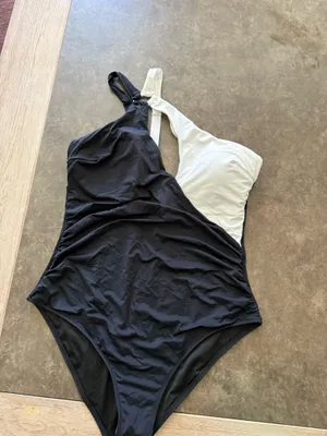 Raquel One-Shoulder One-Piece Swimsuit block color thumbnail 3