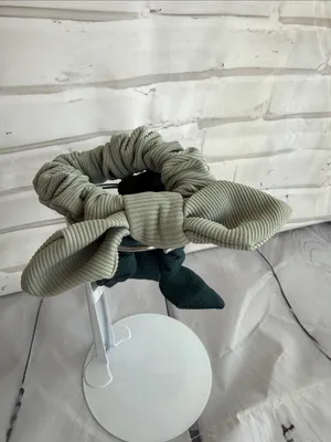Lululemon Uplifting Bow Scrunchie Set of Two in Warp Teal & Jade Grey thumbnail 9