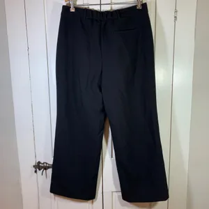 Old Navy Taylor Extra High Rise Wide Leg Trouser Black Petite Large 559804-03 thumbnail 2