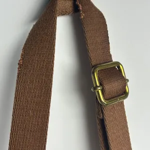 Fossil Cognac Brown Pebbled Leather Hobo Crossbody Bag Antique Brass Hardware thumbnail 4