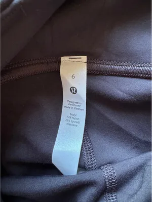Lululemon Instill High Rise 25” Black Granite Size 6 NWT thumbnail 6