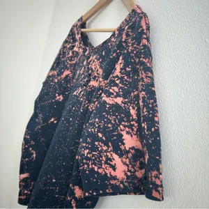 Destroyed Stained Black Bleached Tee Size XXL thumbnail 3