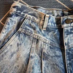 Vintage CHIC Acid Wash Pleated Jeans High Rise Tapered 80s Indie Streetwear USA thumbnail 6