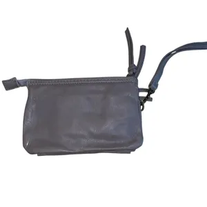 Zippered Faux Leather Wallet Clutch Wristlet‎ Cappacino thumbnail 2