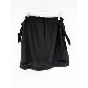 Paige Lynley Off the Shoulder Top Women's L Black‎ Boho thumbnail 2