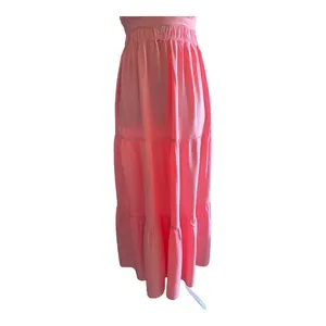 The Drop NWT- beautiful pink maxi dress, tiered skirt, brand new thumbnail 2